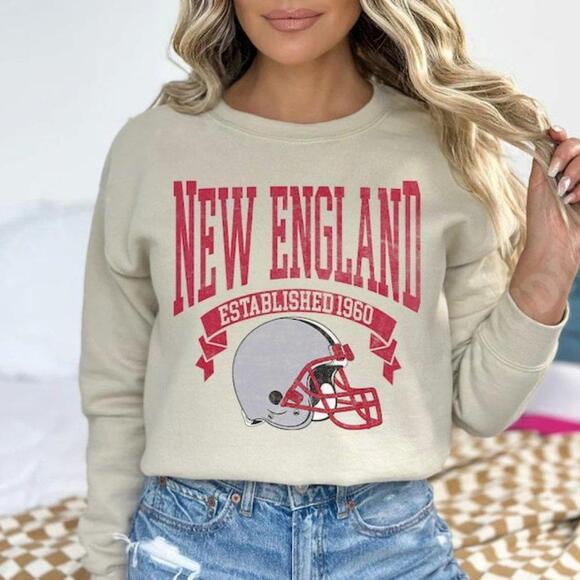 Tops - New England Patriots 1960 Sweater Sweatshirt